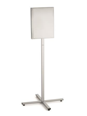 DURABLE Padlóállvány, kültéri, A3, DURABLE "INFO STAND", antracit-szürke