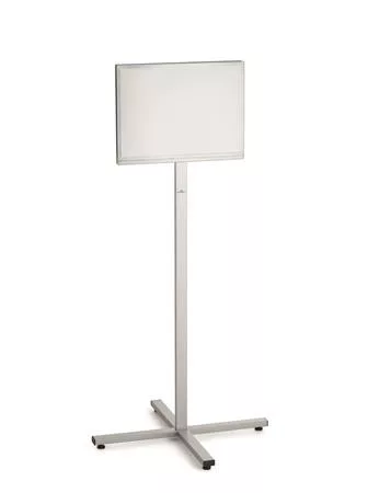 DURABLE Padlóállvány, kültéri, A3, DURABLE "INFO STAND", antracit-szürke