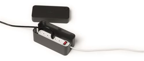 DURABLE Kábelrendező doboz, DURABLE "CAVOLINE", grafitszürke