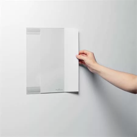 DURABLE Infokeret, A4, öntapadó háttal, DURABLE "rPET", áttetsző