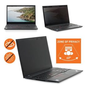   DURABLE Monitorszűrő, betekintésvédelemmel, 345x215 mm, 16" 16:10, DURABLE "MAGNETIC 16", mágneses