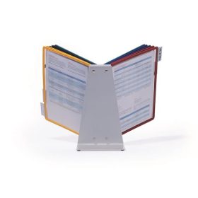   DURABLE Bemutatótábla tartó, asztali, 10 db bemutatótáblával, DURABLE "VARIO® 10", vegyes szín