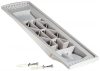 DURABLE Bemutatótábla tartó, fali, 10 db táblához, DURABLE "SHERPA® WALL", szürke