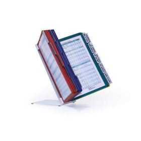   DURABLE Bemutatótábla tartó, asztali, 20 db bemutatótáblával, DURABLE "VARIO®", vegyes színek