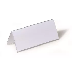 DURABLE Névtábla tartó, asztali, 61/122x150 mm, DURABLE