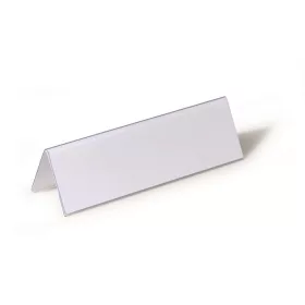 DURABLE Névtábla tartó, asztali, 61/122x210 mm, DURABLE