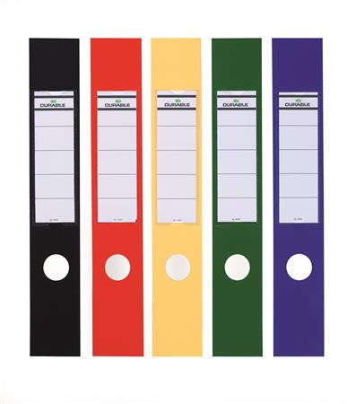 DURABLE Gerinccímke, iratrendezőhöz, öntapadó, 60x390 mm, DURABLE "ORDOFIX®", piros