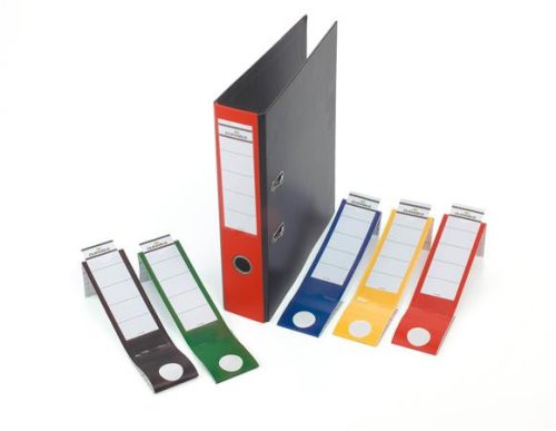 DURABLE Gerinccímke, iratrendezőhöz, öntapadó, 60x390 mm, DURABLE "ORDOFIX®", sárga