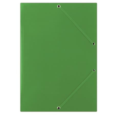 DONAU Gumis mappa, karton, A4, DONAU "Standard", zöld
