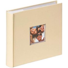   . Fotóalbum, 200 fotó, 10x15 cm, "Walther Fun", krém