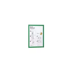   Infókeret A4, XXL csomag, 10 db/doboz, Durable Duraframe® zöld
