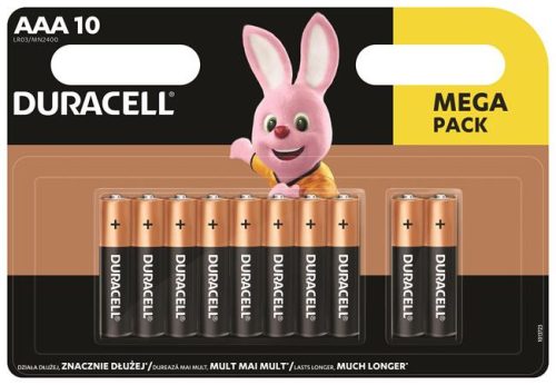 DURACELL Elem, AAA mikro, 10 db, DURACELL "Basic"