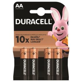 DURACELL Elem, AA ceruza, 4 db, DURACELL "Basic"