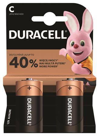 DURACELL Elem, C baby, 2 db, DURACELL "Basic"