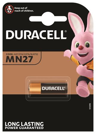 DURACELL Speciális elem, MN27, 1 db, DURACELL