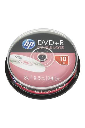 HP DVD+R lemez, kétrétegű, 8,5GB, 8x, 10 db, hengeren, HP