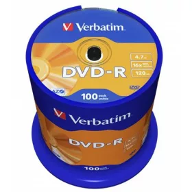   VERBATIM DVD-R lemez, AZO, 4,7GB, 16x, 100 db, hengeren, VERBATIM