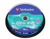 VERBATIM DVD-RW lemez, újraírható, 4,7GB, 4x, 10 db, hengeren, VERBATIM