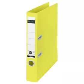   LEITZ Iratrendező, 50 mm, A4, karton, újrahasznosított, LEITZ "180 Recycle", sárga