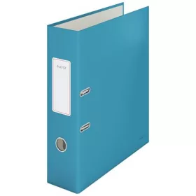  LEITZ Iratrendező, 80 mm, A4, karton, 180°, LEITZ "Cosy Soft Touch", nyugodtkék