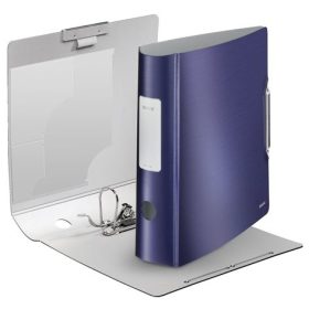   LEITZ Iratrendező, 82 mm, A4, PP, LEITZ "180 Active Style", titánkék