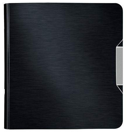 LEITZ Iratrendező, 82 mm, A4, PP, LEITZ "180 Active Style", szaténfekete