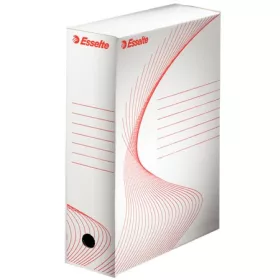   ESSELTE Archiválódoboz, A4, 100 mm, karton, ESSELTE "Standard", fehér