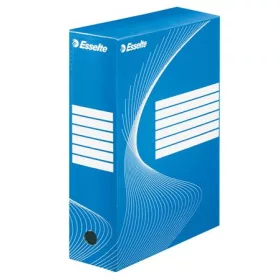   ESSELTE Archiválódoboz, A4, 100 mm, karton, ESSELTE "Boxycolor", kék