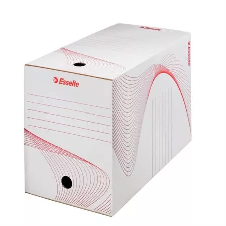 ESSELTE Archiválódoboz, A4, 200 mm, karton, ESSELTE "Standard", fehér
