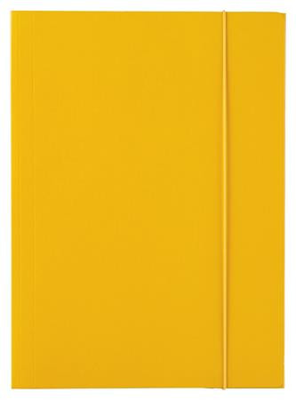 ESSELTE Gumis mappa, 15 mm, karton, A4, ESSELTE "Economy", sárga