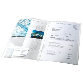   ESSELTE Rendszerező genotherm, kihajtható, A4, 180 mikron, narancsos felület, ESSELTE