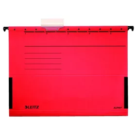   LEITZ Függőmappa, oldalvédelemmel, karton, A4, LEITZ "Alpha", piros