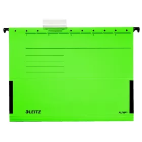   LEITZ Függőmappa, oldalvédelemmel, karton, A4, LEITZ "Alpha", zöld
