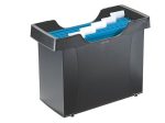   LEITZ Függőmappa tároló, műanyag, 5 db függőmappával, LEITZ "Plus", fekete