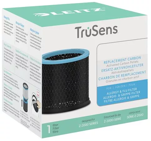 LEITZ Filter, szénszűrő cserebetét, LEITZ "Trusens Z-2000 / Z-2500", allergia és influenza dobszűrőhöz
