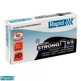   RAPID Tűzőkapocs, 9/8, horganyzott, RAPID "Superstrong"