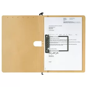   LEITZ Függőmappa, karton, A4, LEITZ "Alpha Duo", natúr