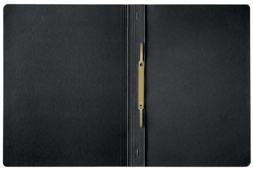 LEITZ Gyorsfűző, A4, karton, LEITZ "Recycle", fekete