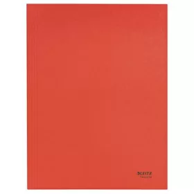   LEITZ Pólyás dosszié, karton, A4, LEITZ "Recycle", piros