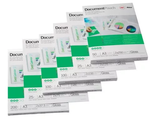 GBC Meleglamináló fólia, 75 mikron, A3, matt, GBC