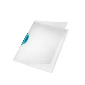   LEITZ Gyorsfűző, klipes, PP, A4, LEITZ "ColorClip Magic", világoskék