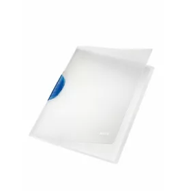   LEITZ Gyorsfűző, klipes, PP, A4, LEITZ "ColorClip Magic", kék