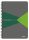 LEITZ Spirálfüzet, A5, kockás, 90 lap, laminált karton borító, LEITZ "Office", szürke-zöld