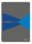 LEITZ Spirálfüzet, A4, kockás, 90 lap, PP borító, LEITZ "Office", szürke-kék