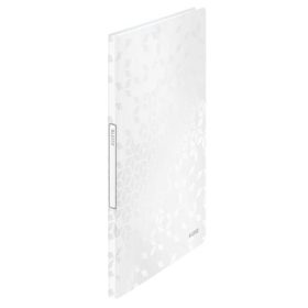   LEITZ Bemutatómappa, 20 zsebes, A4, LEITZ "Wow", fehér