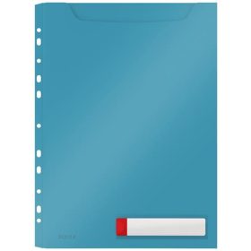   LEITZ Genotherm, lefűzhető, A4 maxi, LEITZ "Cosy Privacy", nyugodtkék