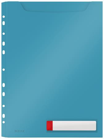 LEITZ Genotherm, lefűzhető, A4 maxi, LEITZ "Cosy Privacy", nyugodtkék
