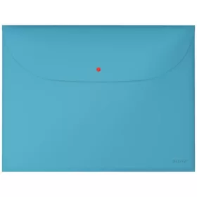   Irattartó tasak 2 zsebes A4 PP pantentos LEITZ "Cosy" nyugodtkék 3 db/csomag