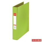   ESSELTE Gyűrűs könyv, 2 gyűrű, 42 mm, A5, PP, ESSELTE "Standard", Vivida zöld
