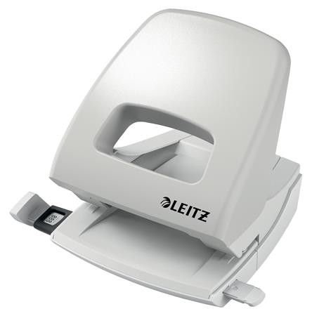 LEITZ Lyukasztó, kétlyukú, 25 lap, LEITZ "Nexxt 5005", szürke